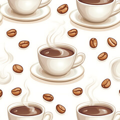 Obraz premium Seamless tile patterns combining cultural, modern, and botanical inspirations for commercial vector.