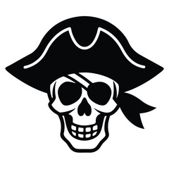 Pirate Skull Emblem Buccaneer Symbol & Adventure