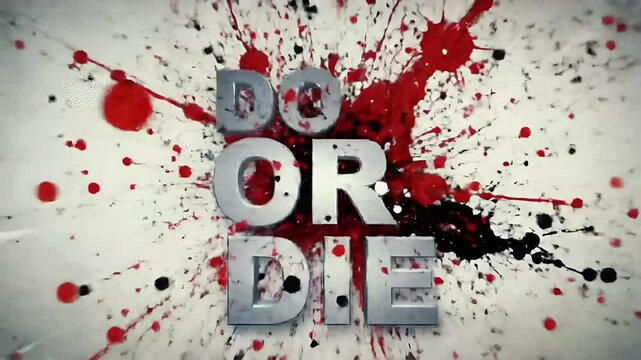 Do or Die: A Grunge Typography Design