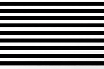 Black and white horizontal striped pattern with bold lines creating a classic optical illusion and modern minimalist design style