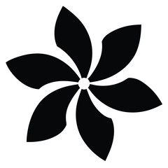 Black and white floral and leaf vector illustration design