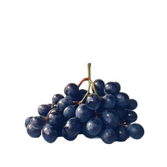 Fototapeta premium Bunch of grapes are piled on top of each other