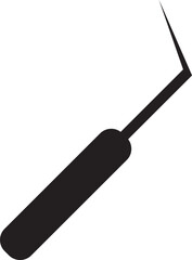 Silhouette Dental probe tool