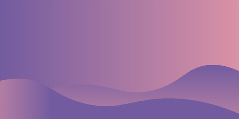 Minimal Abstract Gradient Background with Smooth Purple and Pink Waves