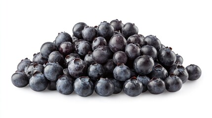 Pile of fresh blueberries