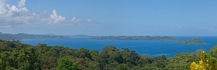 Bocas del Toro Panama - landscape views looking towards Almirante