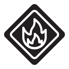 flammable gradient icon