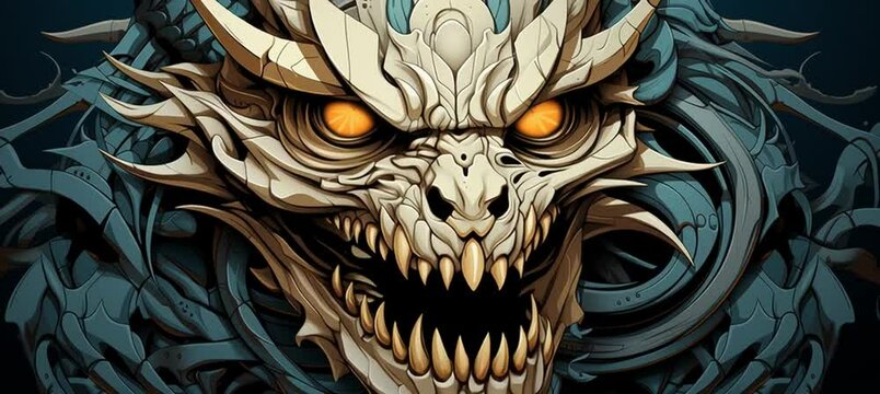 mummy dragon vector