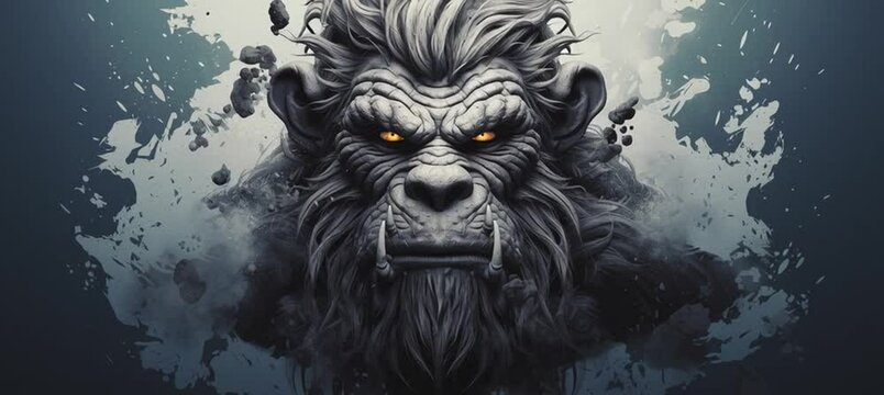 Troll vector illustration