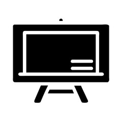 Abstract black square shape on solid dark background image