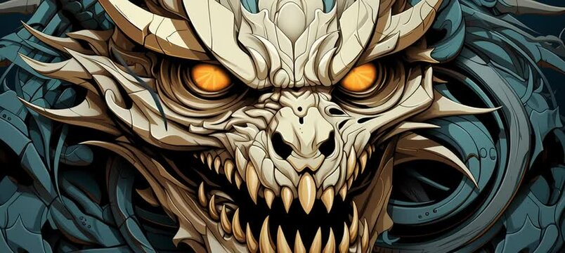 mummy dragon vector