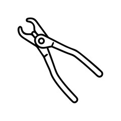 Abstract black blank space for background design element