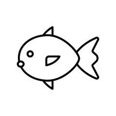 Lineart Icon fish