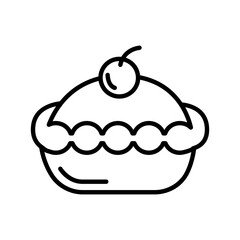 Lineart Icon pie