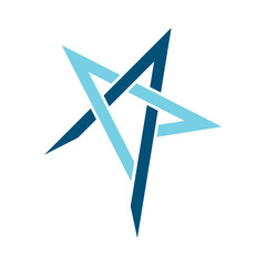 successful victory star logo design