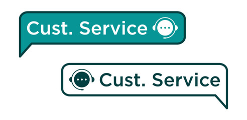 customer service support web button