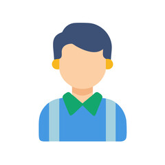 Simple graphic avatar icon for social media profile