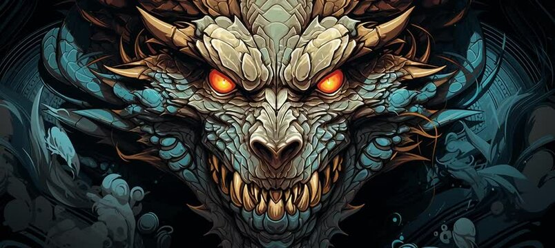 mummy dragon vector