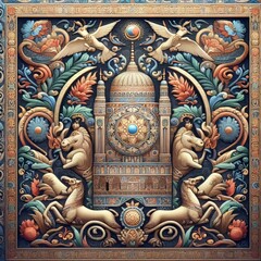 Fototapeta premium Style style from Mamluk Egypt