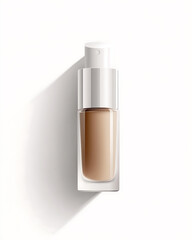 Illustrations of cosmetic products and teenage models in various makeup scenarios, isolated on white background for commercial beauty and skincare concepts.