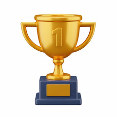 Gold Trophy Award Recognizing Excellence and Achievement