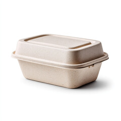 Eco friendly food container with lid for takeaway