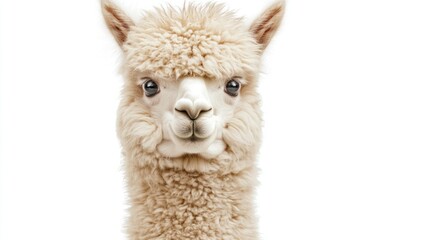 Fototapeta premium Close-up Alpaca Portrait