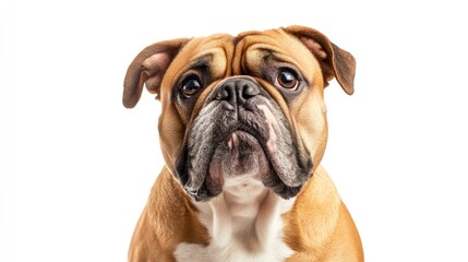 Fototapeta premium Dog portrait, serious expression
