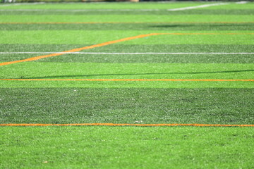 artificial green grass background for playground
