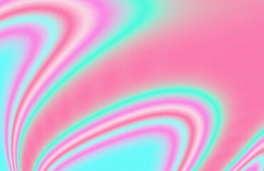 Vintage pastel pink turquoise swirling patterns with grainy texture background and empty space for wallpaper, backdrop, cover, greeting, invitation design illustration