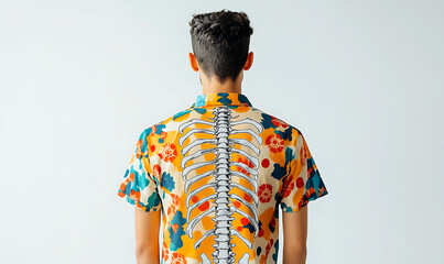 A comprehensive visual concept of office syndrome symptoms.