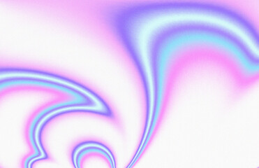Dreamy pastel wavy swirls fluids patterns in purple, blue, pink colors flowing on white noise background for dynamic abstract wallpaper, backdrop, banner design