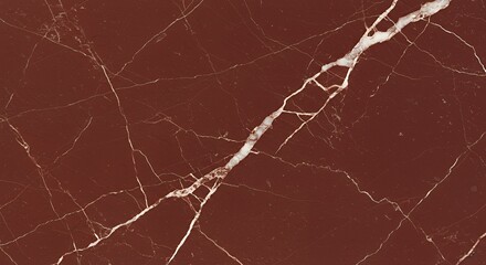 Rich Red Marble Texture with Intricate White Veining: Elegant Background