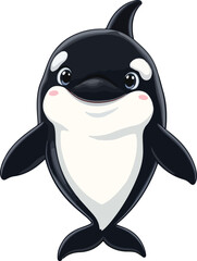 cartoon of orca © Inoe