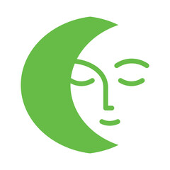 smiling woman in green health logo, logo design inspirations