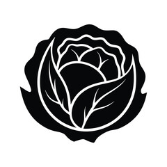 cabbage ‍silhouette icon