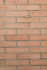 Vertical brick wall texture background