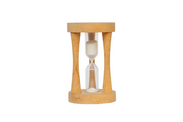 A beautifully crafted Classic Wooden Hourglass Timer for time management and decor