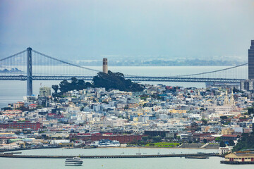 A view of The Golden Gate Brige in San Francisco, USA