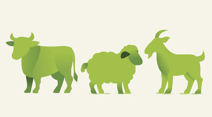 animals for sacrifice on Eid