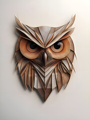 AI-generated illustration of an owl.