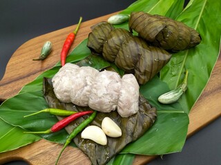 Pork sausage, the wisdom of flavoring food by fermenting it with microorganisms, rice and salt,...