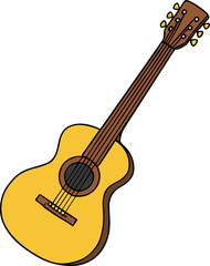 Naklejka premium 기타 악기 음악