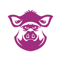 Fototapeta premium Pig logo icon design