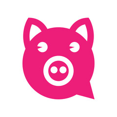 Pig logo icon design