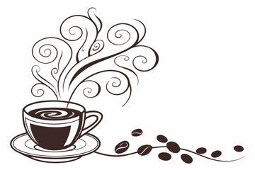 Steam Spirals: The Art of Coffee