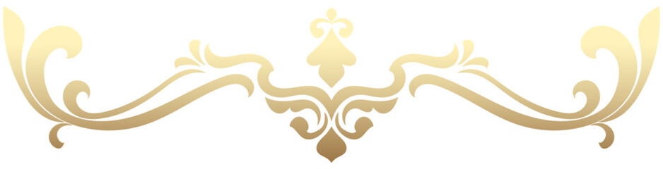 Obraz premium Luxury Thai style vintage gold frame decoration. Vintage elements for web decoration.