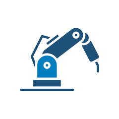 cnc welding machine icon solid vector design in trendy style