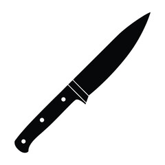 knife on a white background