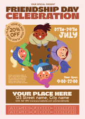 Friendship Day Celebration Flyer